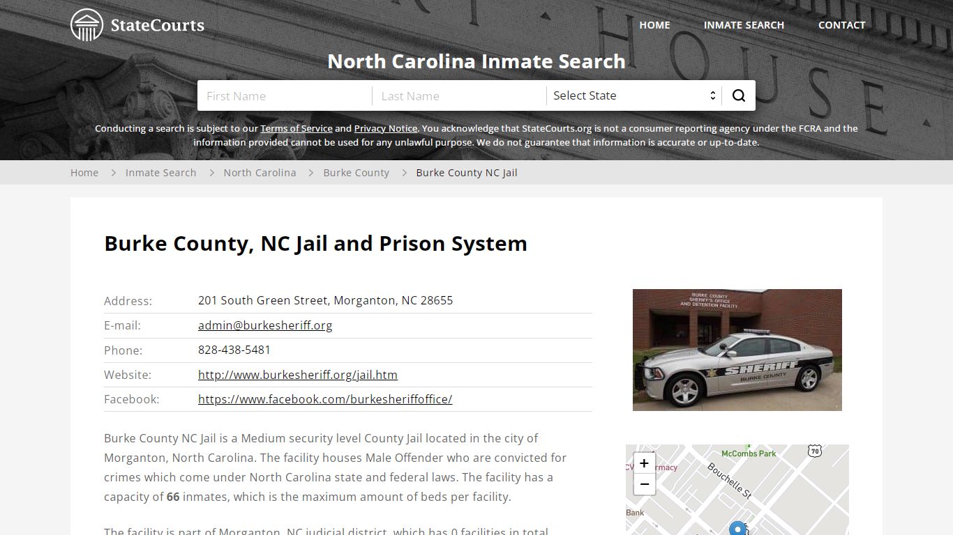 Burke County, NC Jail and Prison System - State Courts